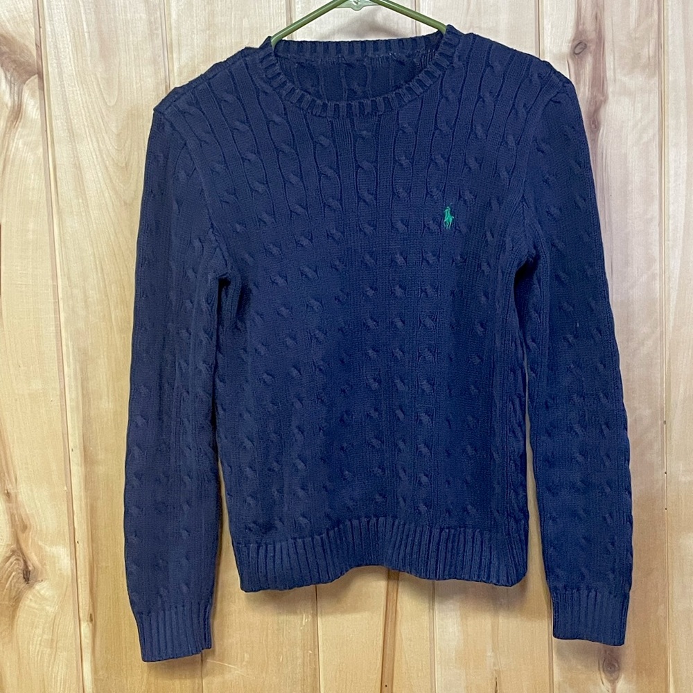 Navy Polo Sweater